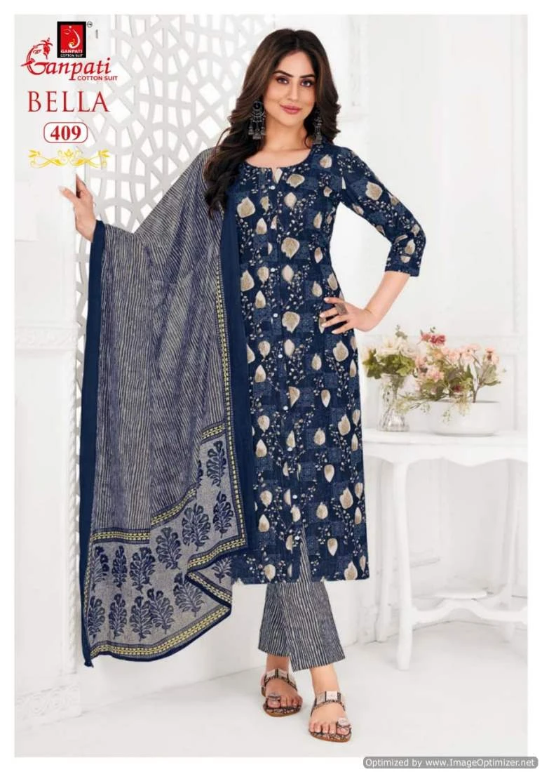Ganpati Bella Vol 4 Cotton Wholesale Readymade Salwar Suit Catalog — Wholesale Salwar Suits, Ganpati wholesale from Surat - Gallery Image 9